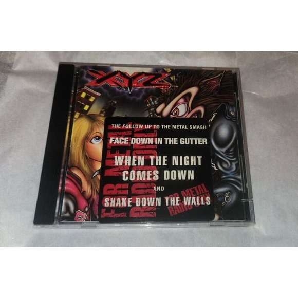 XYZ cd HUNGRYOriginal 1991 jewel and hype sticker RARE Out of Print